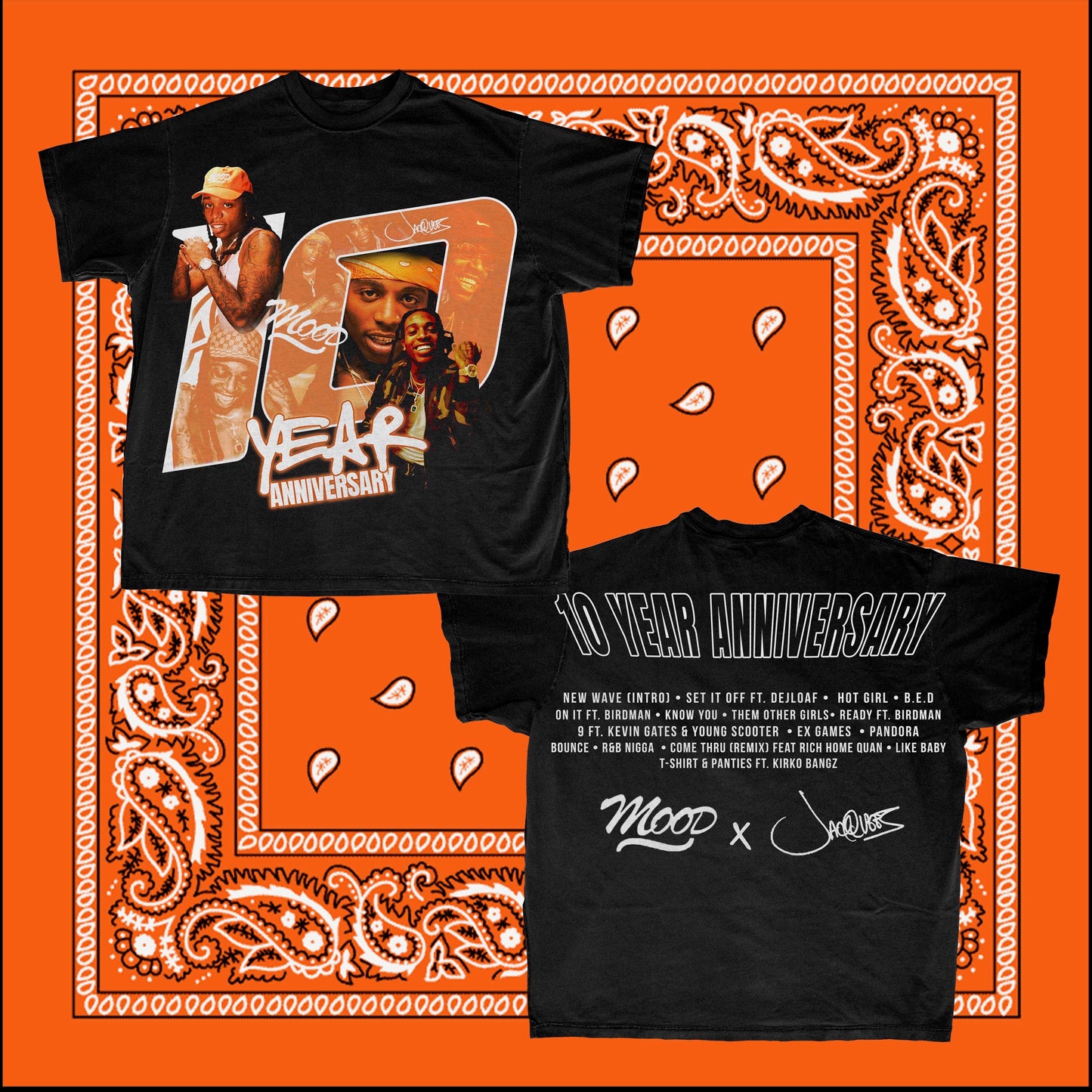 Limited Edition “Mood” 10 Year Anniversary T-Shirt (Black)